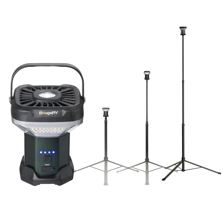 BougeRV テレスコピックキャンプライト BougeRV Wide-Area Outdoor Camping Telescoping Light – BougeRV Canada
