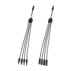 Y Branch Parallel Connectors Extra Long 1 to 4 Solar Cable
