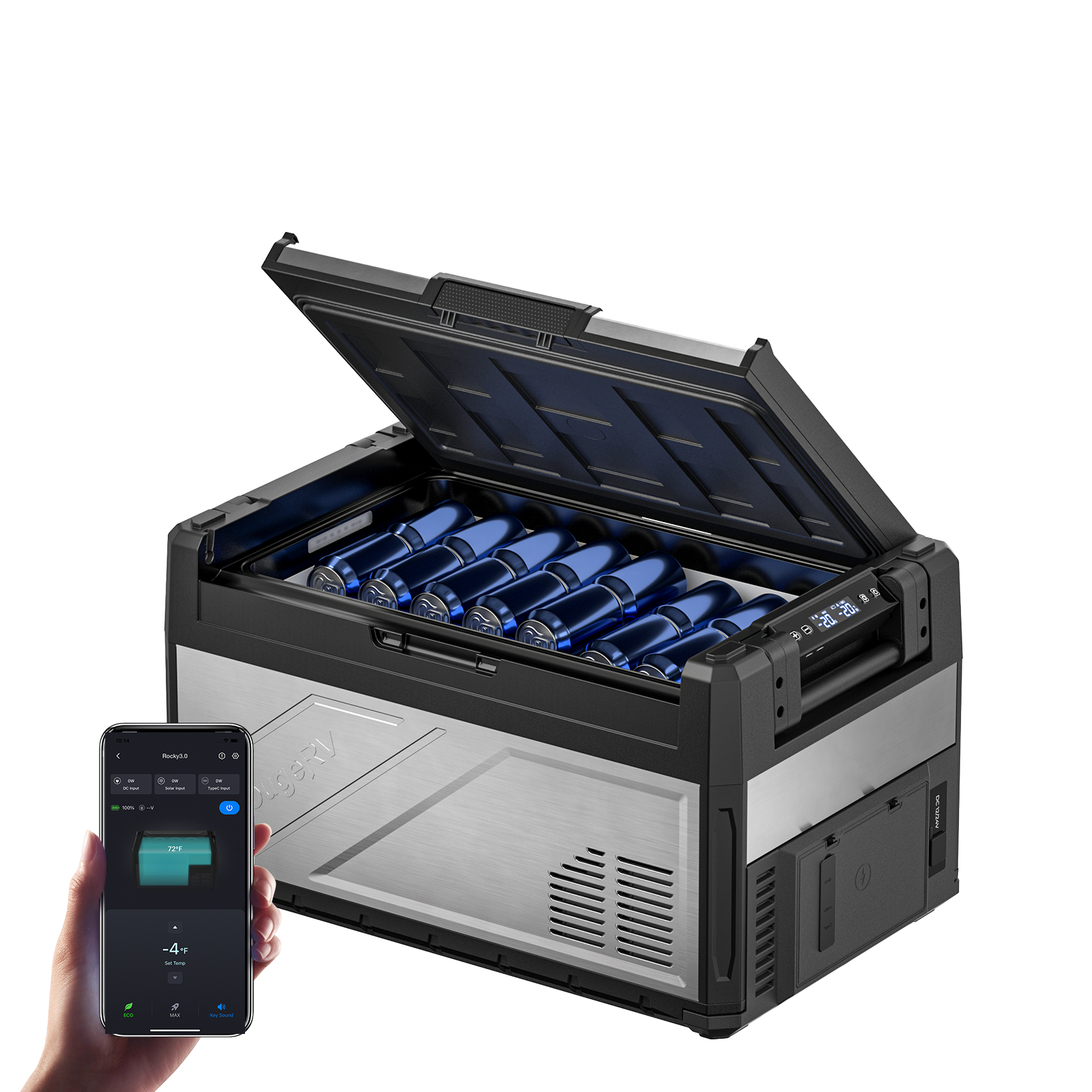 Rocky 41QT Dual Zone Overlanding Car Fridge - BougeRV – BougeRV Canada