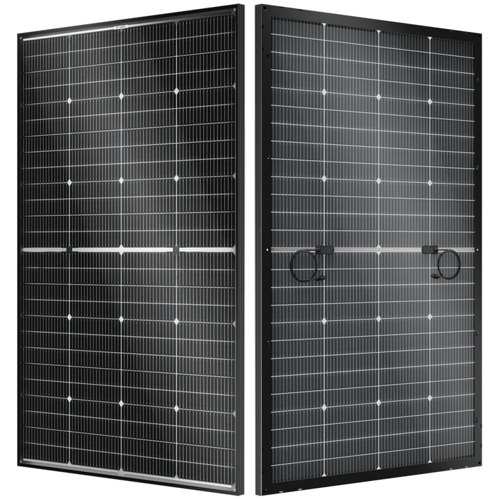 BougeRV 16BB N-Type 12V/24V 200 Watt Bifacial Solar Panel