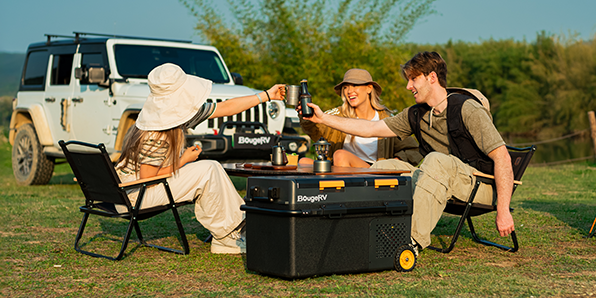 12V portable fridge for camping