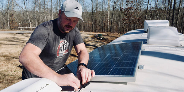 RV solar panel installation guide for beginners