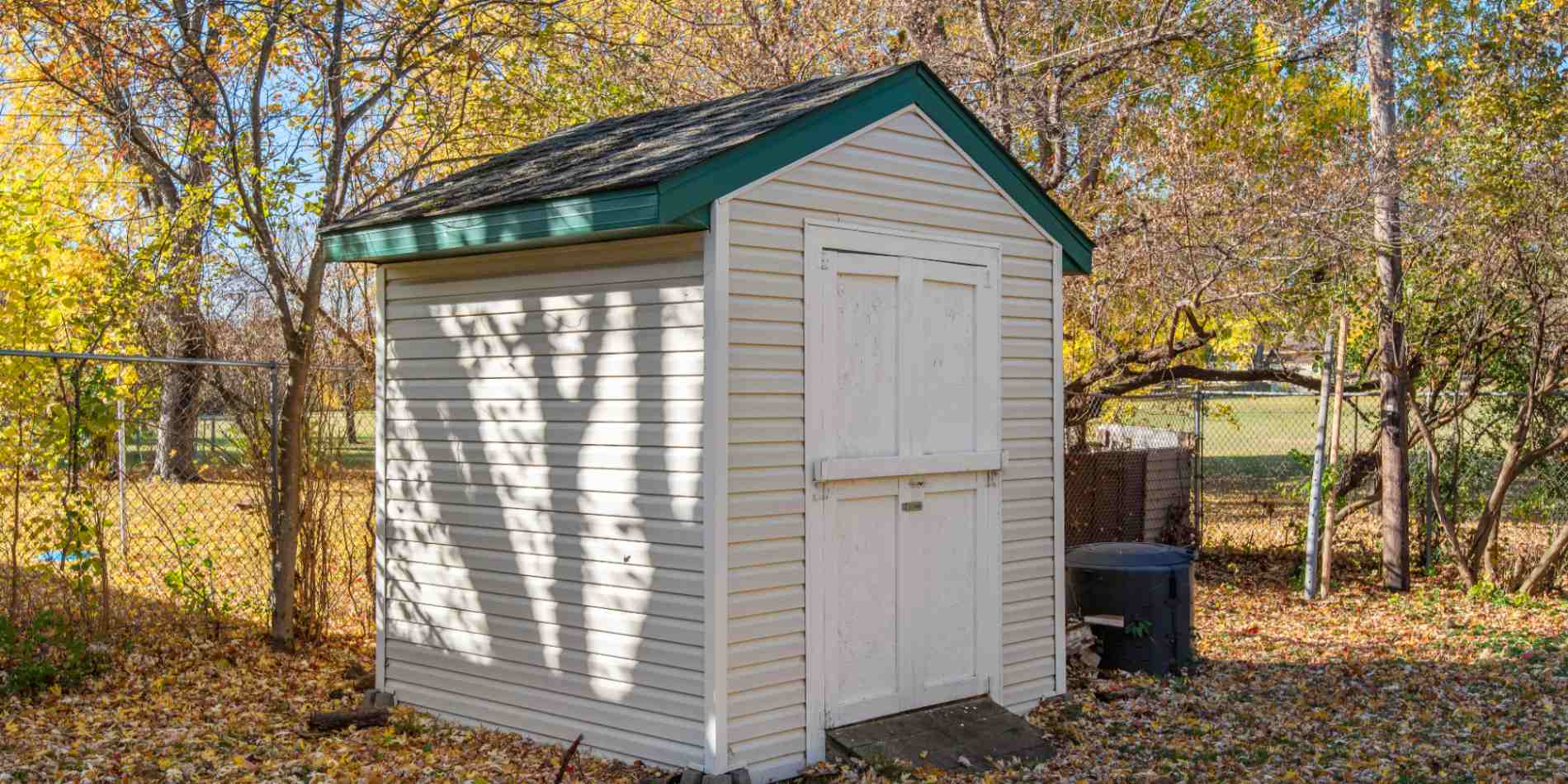 A backyard shed