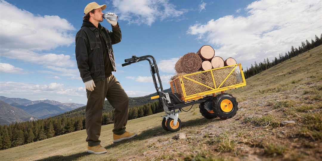 BougeRV electric utility garden cart
