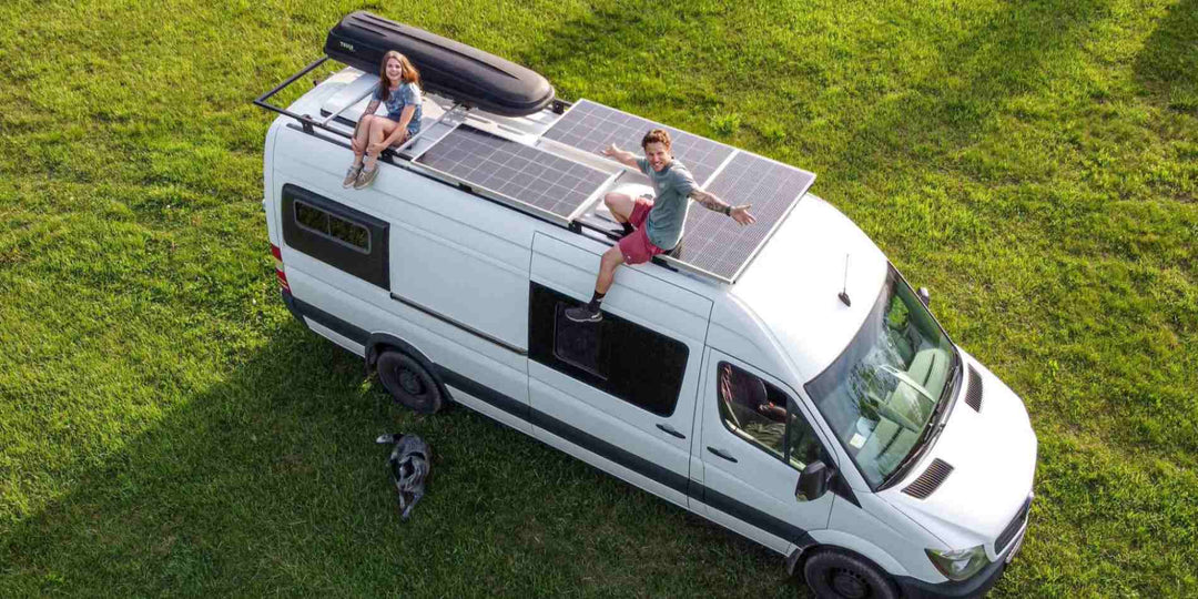 BougeRV high-efficiency 12V rigid solar panels for RV
