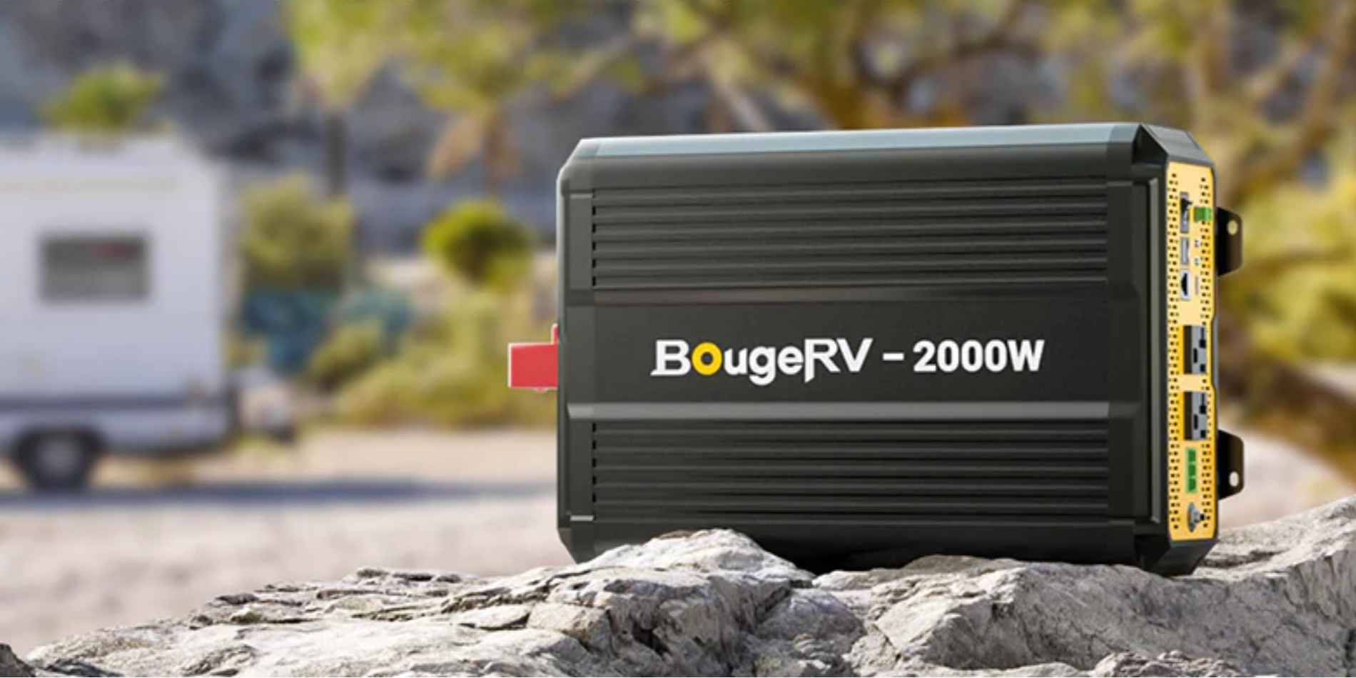 BougeRV’s 2000W pure sine wave solar inverter for camping