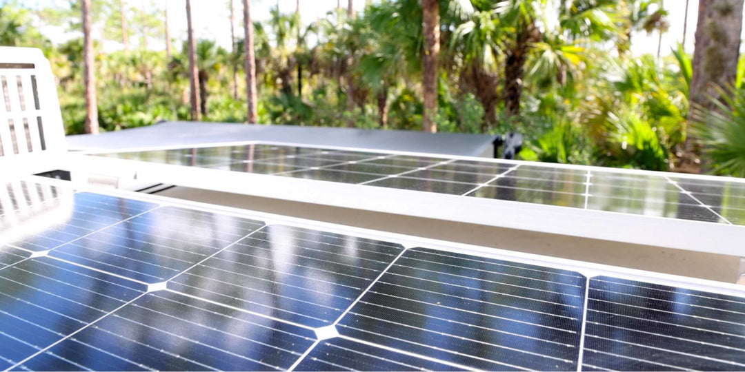 BougeRV’s solar panel on the roof