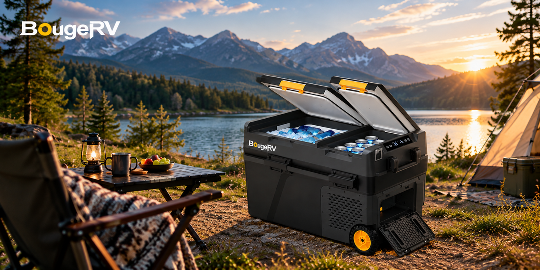 powered cooler for camping