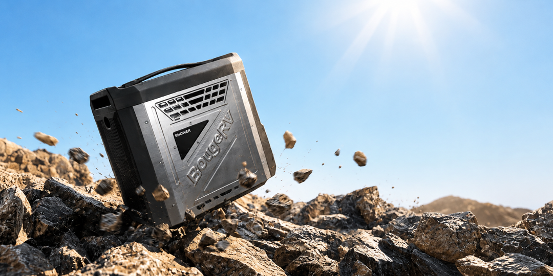 Rugged portable water heater