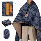 BougeRV 12V Outdoor Heated Blanket-5 Heat Settings, APP Remote Control(Blue)