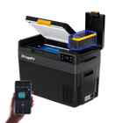 BougeRV New CRX3 30QT 12V Portable Electric Cooler Fridge with 240Wh Battery