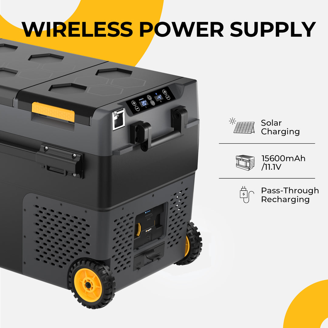 Batterie amovible du réfrigérateur portable (adaptateur non inclus)