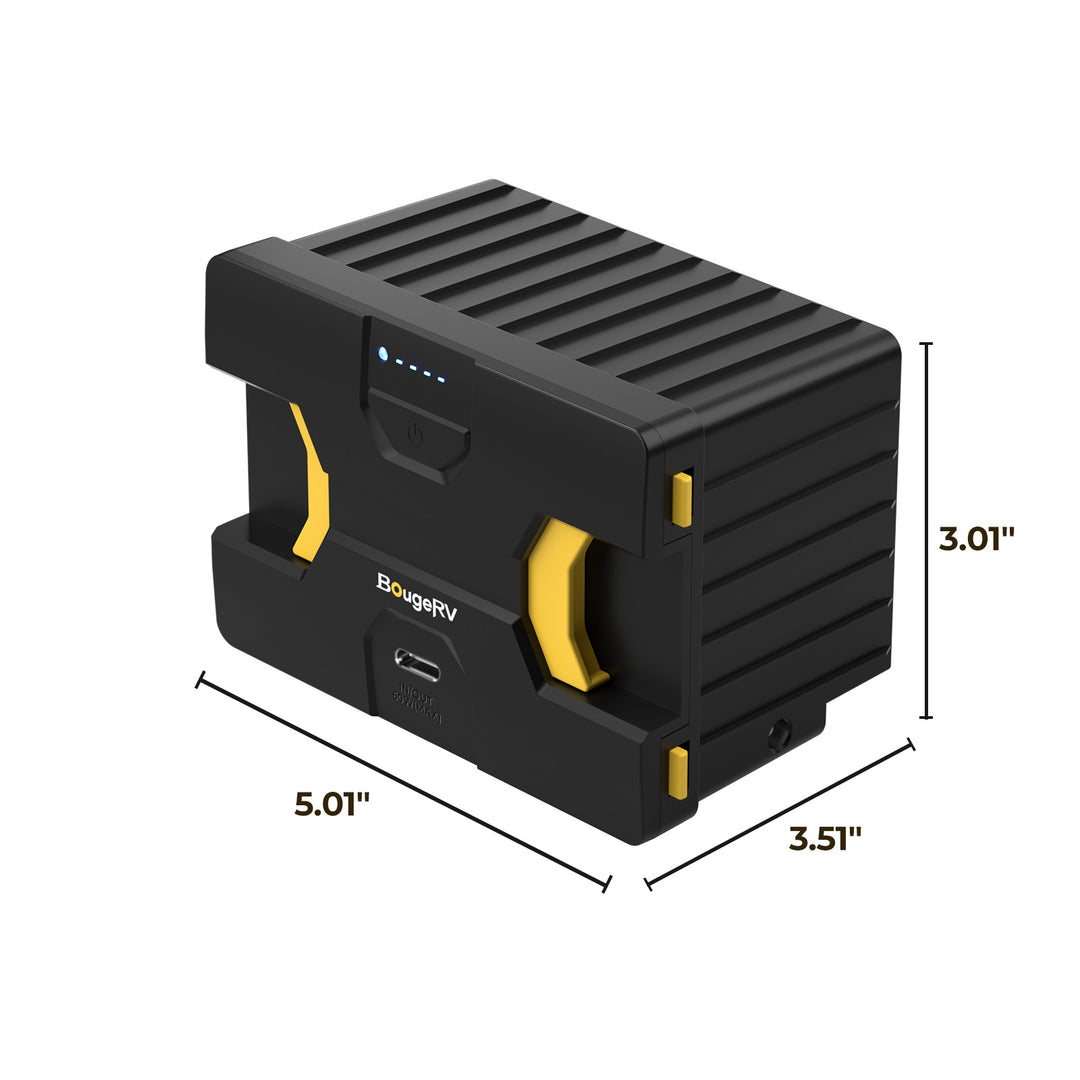 Batterie amovible du réfrigérateur portable (adaptateur non inclus)