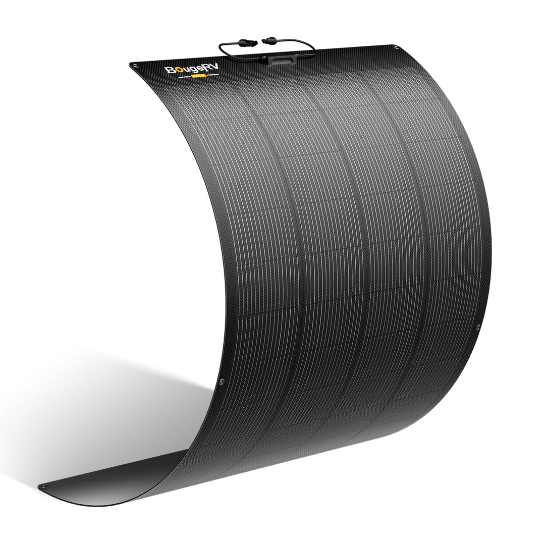 BougeRV Arch 2.0 200W N-Type Fiberglass Flexible Solar Panel