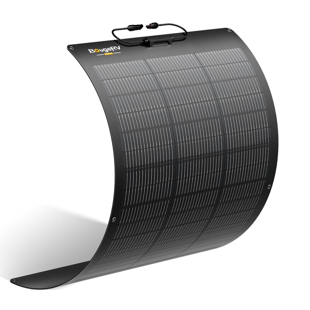 BougeRV Arch 2.0 100W N-Type Fiberglass Flexible Solar Panel