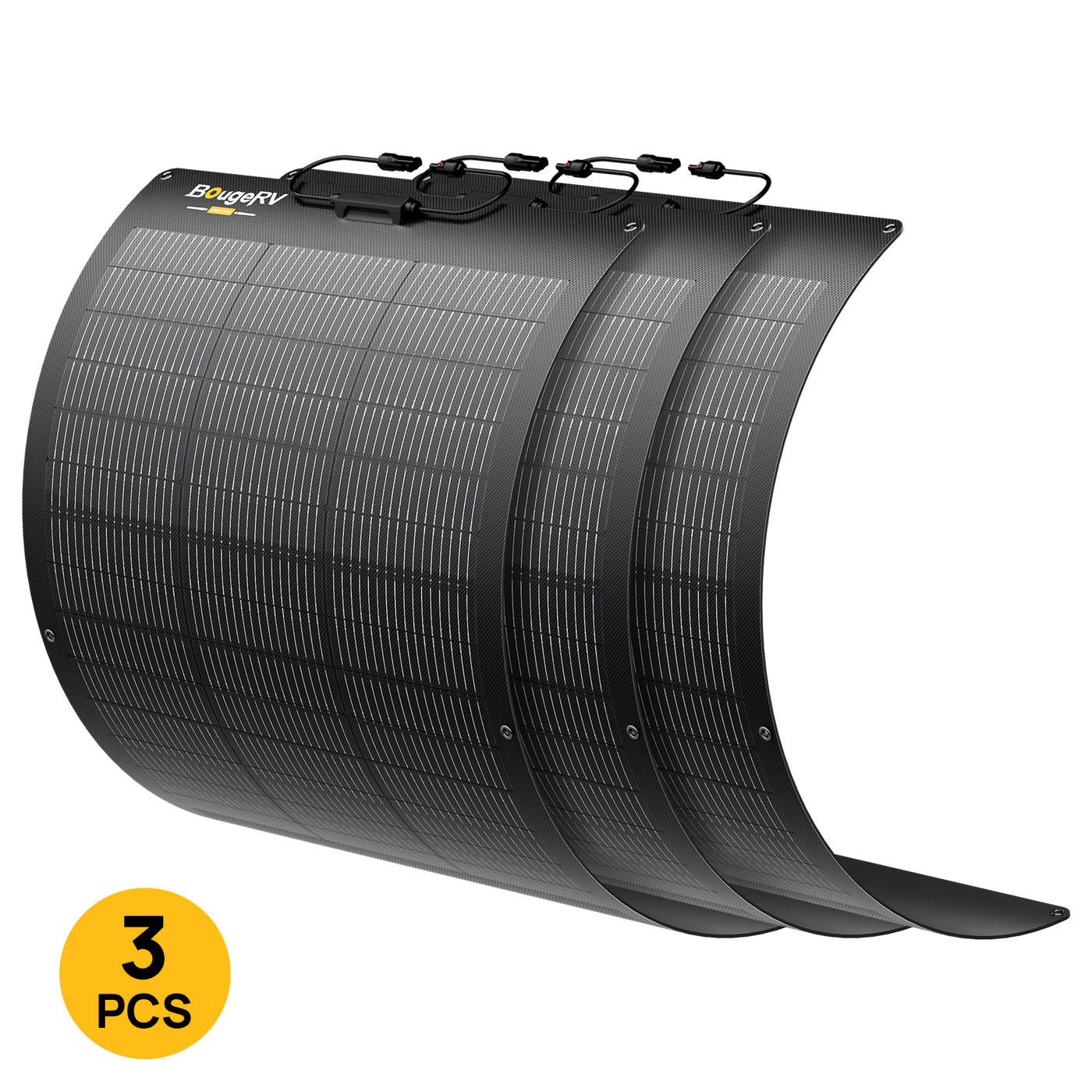 BougeRV Arch Pro 100W N-Type TOPCon Flexible Solar Panel (12V/24V Compatible)