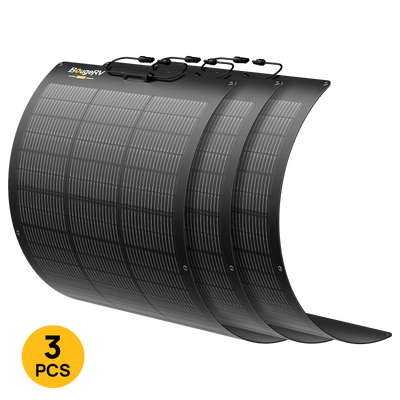 BougeRV Arch Pro 100W N-Type TOPCon Flexible Solar Panel (12V/24V Compatible)