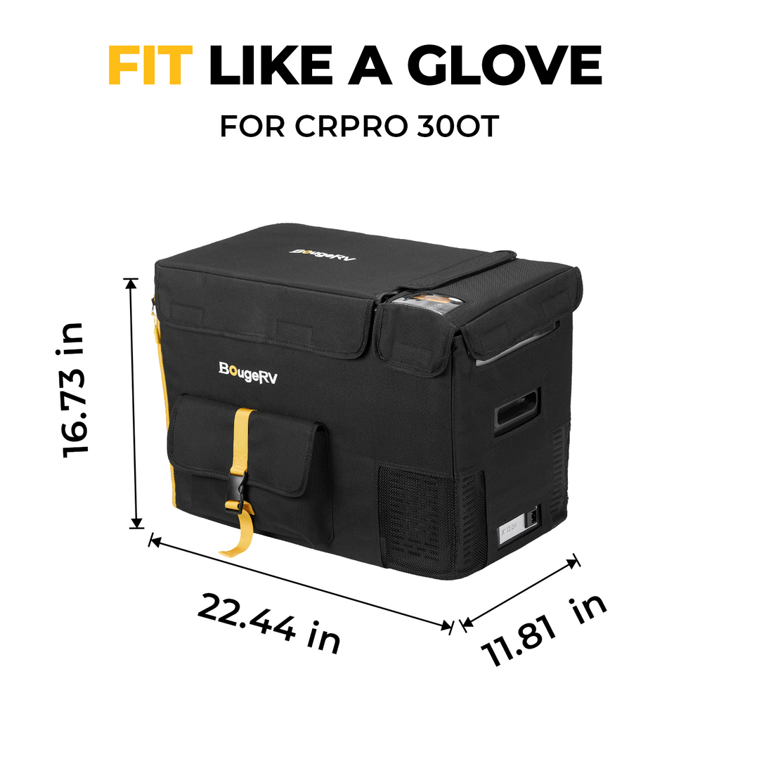 Housse de protection isolée pour réfrigérateur CRPRO de 30 litres