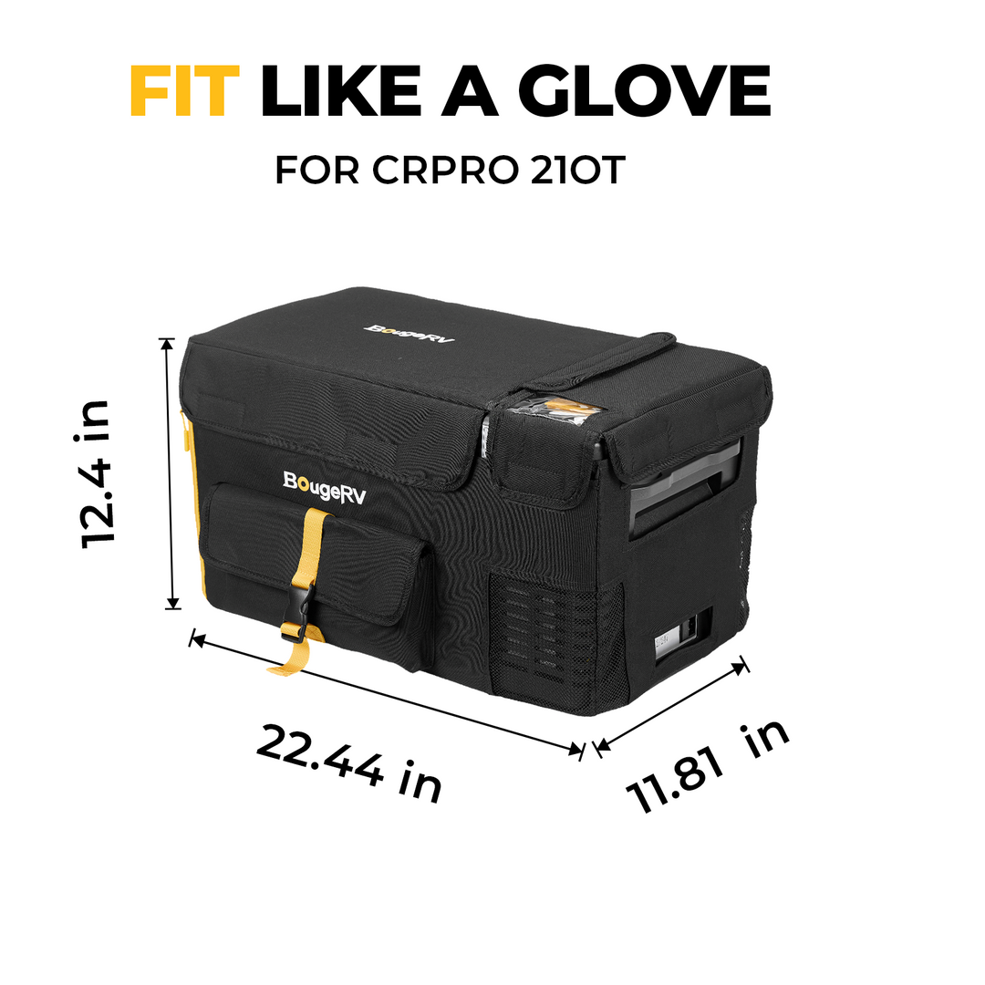 Housse de réfrigérateur portable BougeRV CRPRO20, 21 pintes