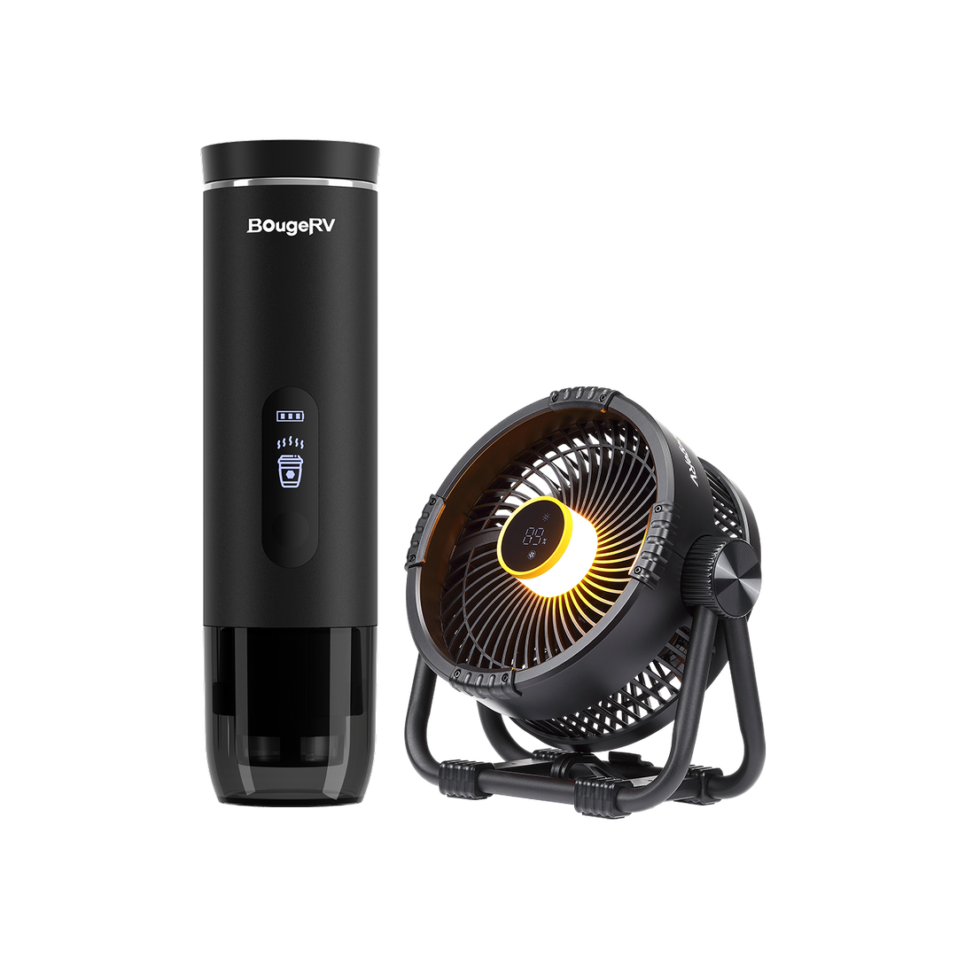 BougeRV Cordless Self-Heating Portable Coffee Maker – K-Cup Compatible