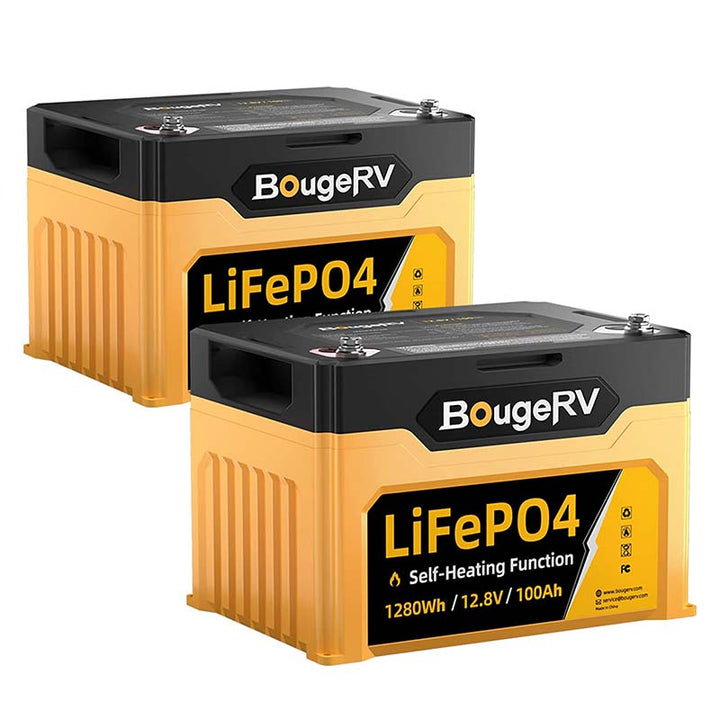 12V 1280Wh/100Ah Self-Heating LiFePO4 Battery