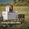 go camping with your ideal 3-way charging fridge
