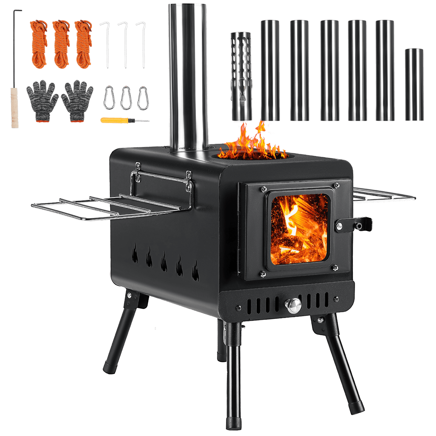 DEERFAMY Portable Outdoor Camping Stove for Tent