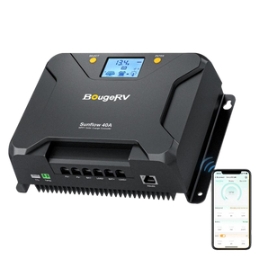 BougeRV Sunflow 40A MPPT Solar Charge Controller 12V/24V