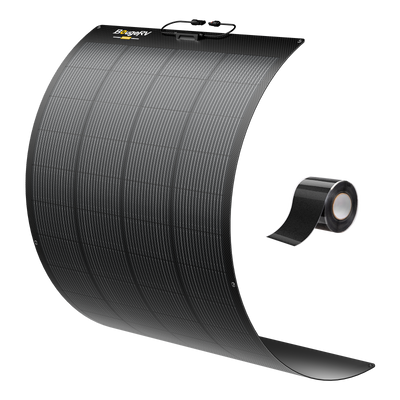 BougeRV Arch Pro 200W N-Type TOPCon Flexible Solar Panel (12/24V Compatible)