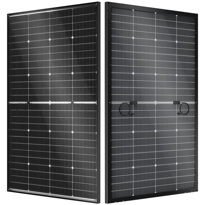 BougeRV 16BB N-Type 400W(2x200W) Bifacial Solar Panel