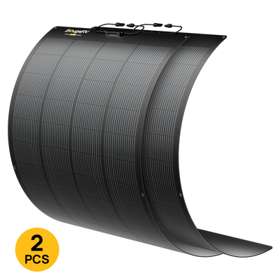 BougeRV Arch Pro 200W N-Type TOPCon Flexible Solar Panel (12/24V Compatible)