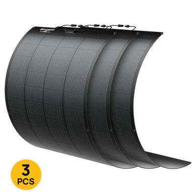 BougeRV Arch Pro 200W N-Type TOPCon Flexible Solar Panel (12/24V Compatible)