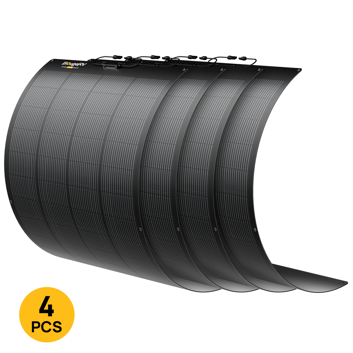 BougeRV Arch Pro 200W N-Type TOPCon Flexible Solar Panel (12/24V Compatible)