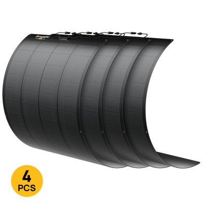 BougeRV Arch Pro 200W N-Type TOPCon Flexible Solar Panel (12/24V Compatible)