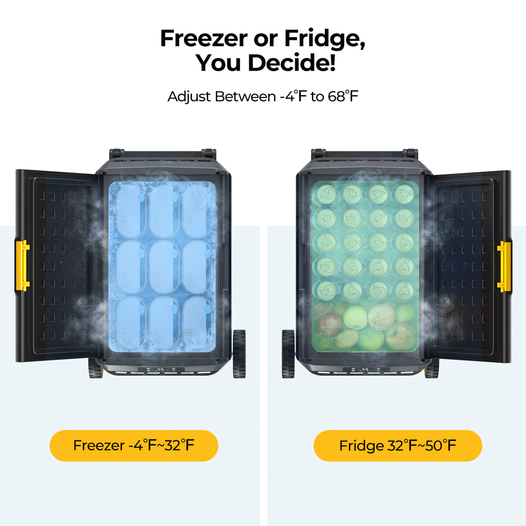 BougeRV CRS 42QT 12 Volt Portable Car Fridge