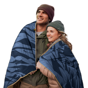 BougeRV 12V Outdoor Heated Blanket-5 Heat Settings, APP Remote Control(Blue)