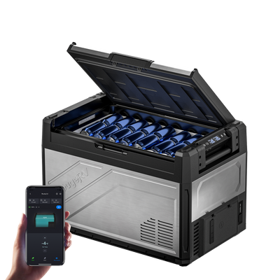 BougeRV Rocky V3.0 55QT Dual Zone 12V Portable Fridge