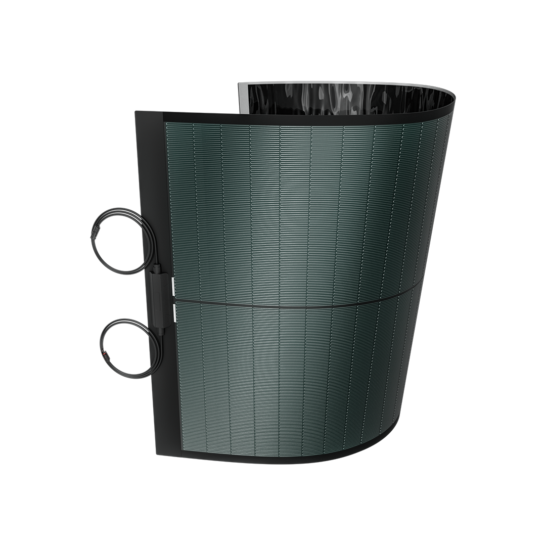 BougeRV Yuma 200W(100W*2pcs) CIGS Square Flexible Solar Panel with Tape + Free Connector