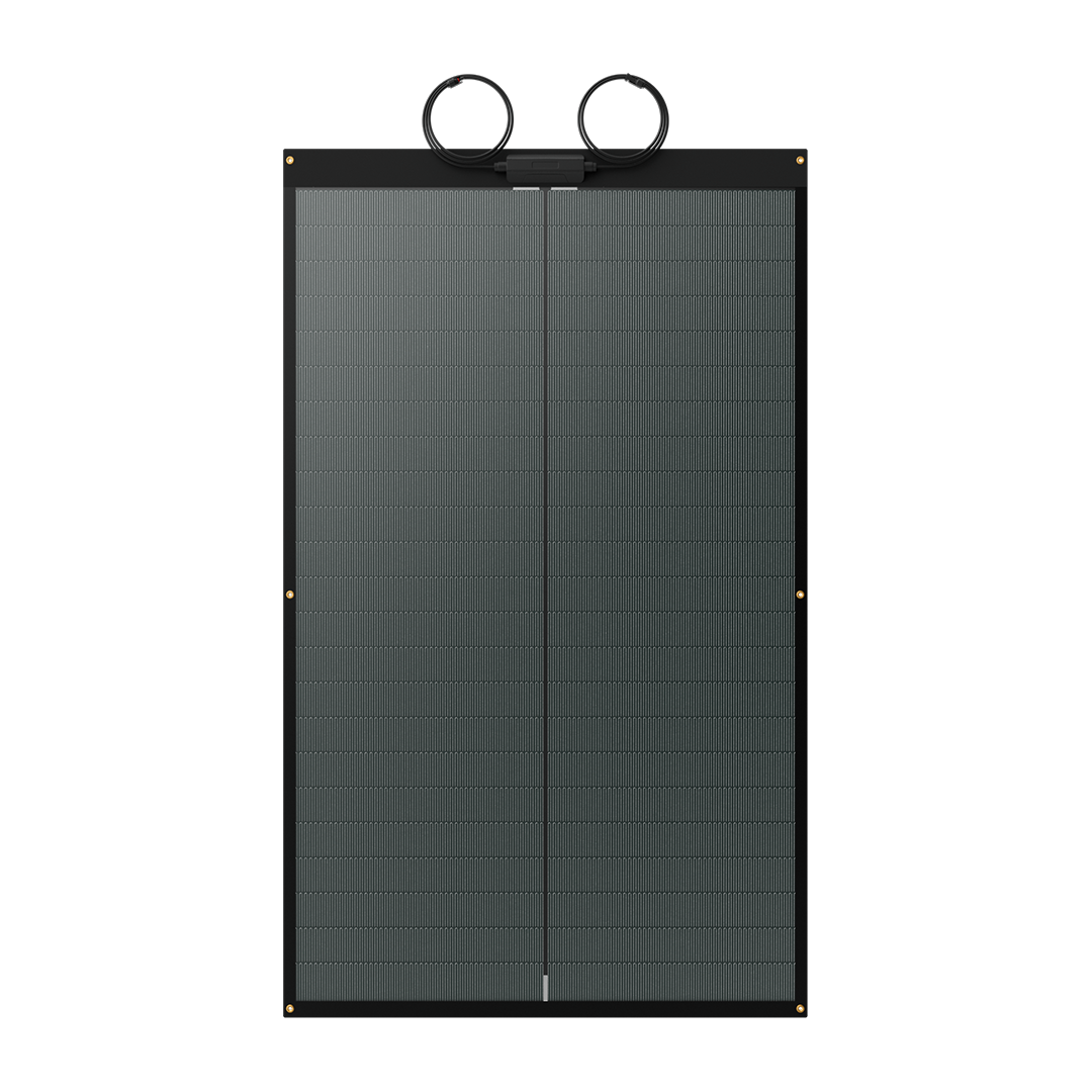 BougeRV Yuma 200W(100W*2pcs) CIGS Thin-film Flexible Solar Panel (Square with Holes)