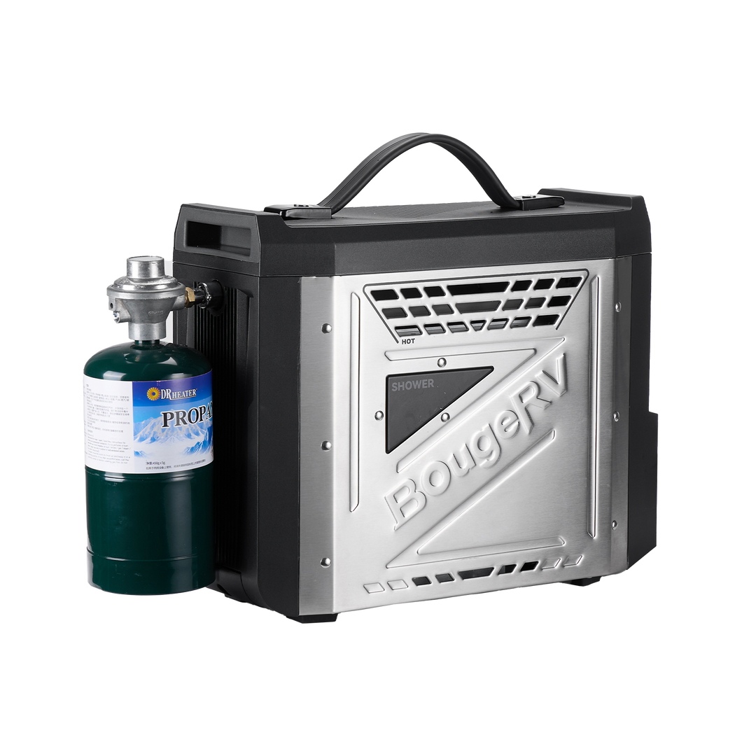 BougeRV New Portable Propane Outdoor Camping Water Heater
