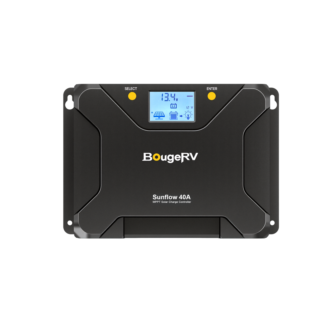 BougeRV Sunflow 40A MPPT Contrôleur de charge solaire 12V/24V