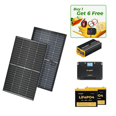 BougeRV 12V 400 Watt Rigid Solar System Kit