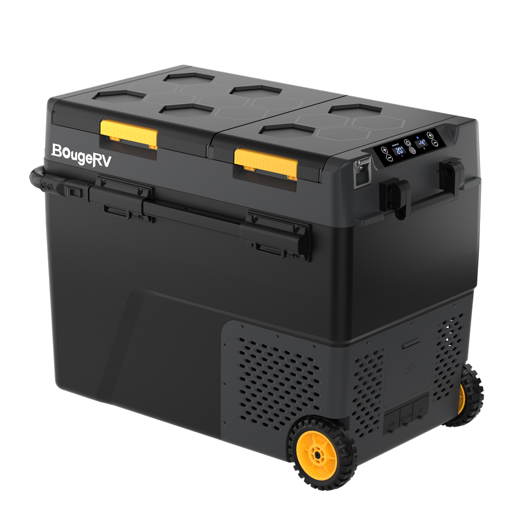 BougeRV CRD2 61QT Dual Zone 12V Portable Fridge Freezer