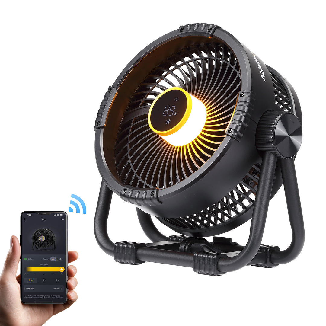 BougeRV F01 Portable 20,000mAh Cordless Battery Outdoor Fan
