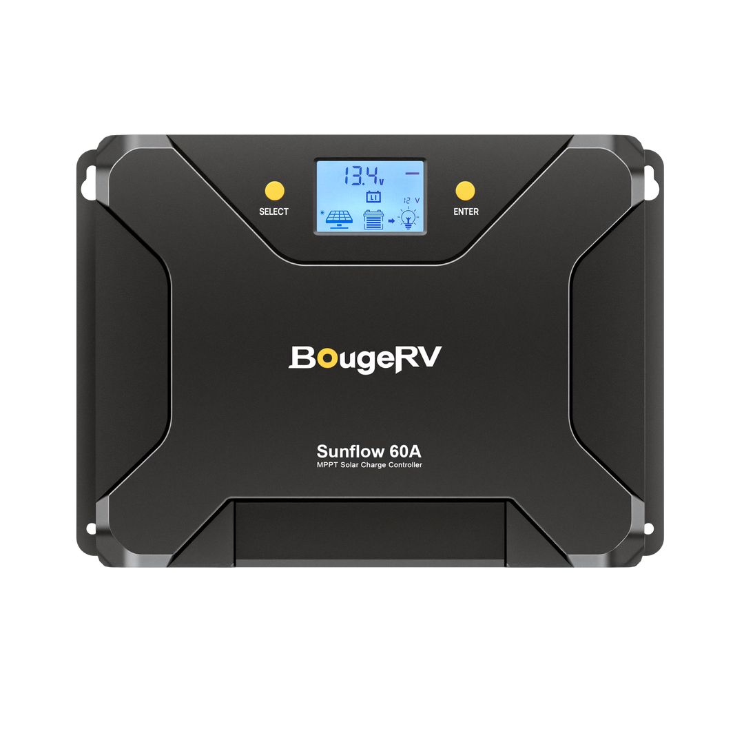 BougeRV Sunflow 60A MPPT Contrôleur de charge solaire 12V/24V