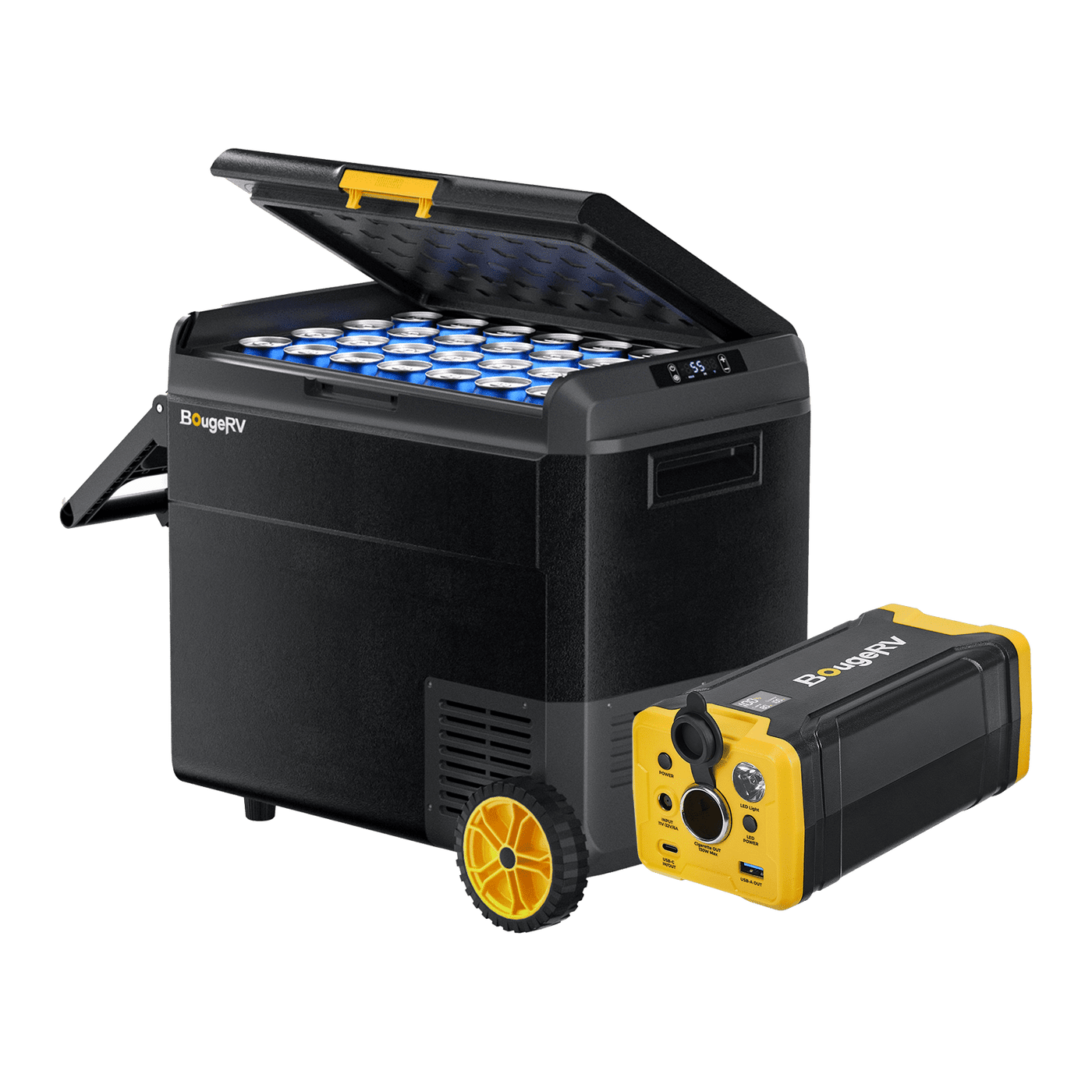 BougeRV CRS 63QT 12 Volt Portable Car Fridge