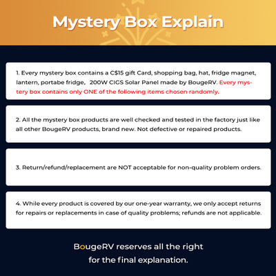 BougeRV Lucky MysteryBox