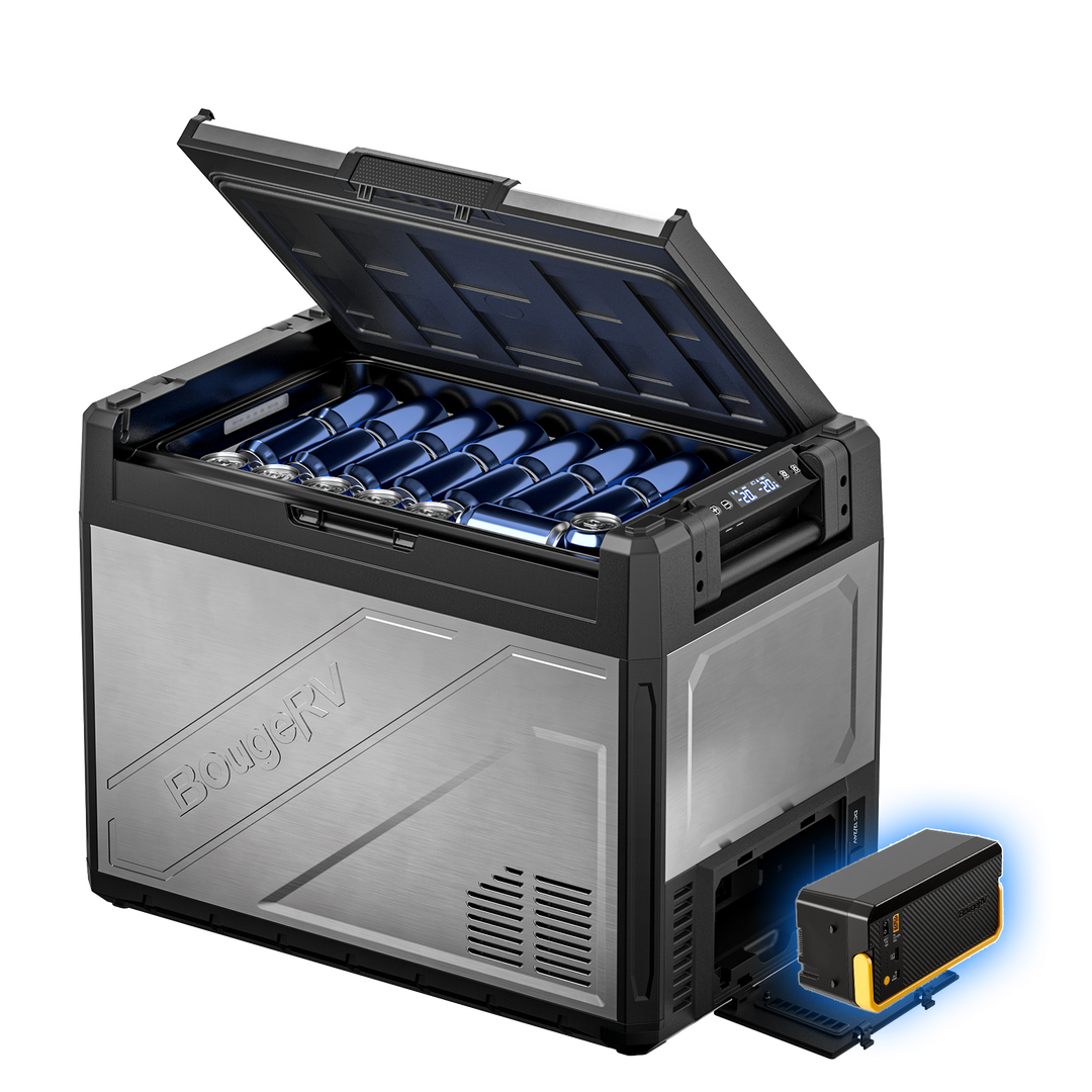 Réfrigérateur portatif double zone 12 V BougeRV Rocky 69QT