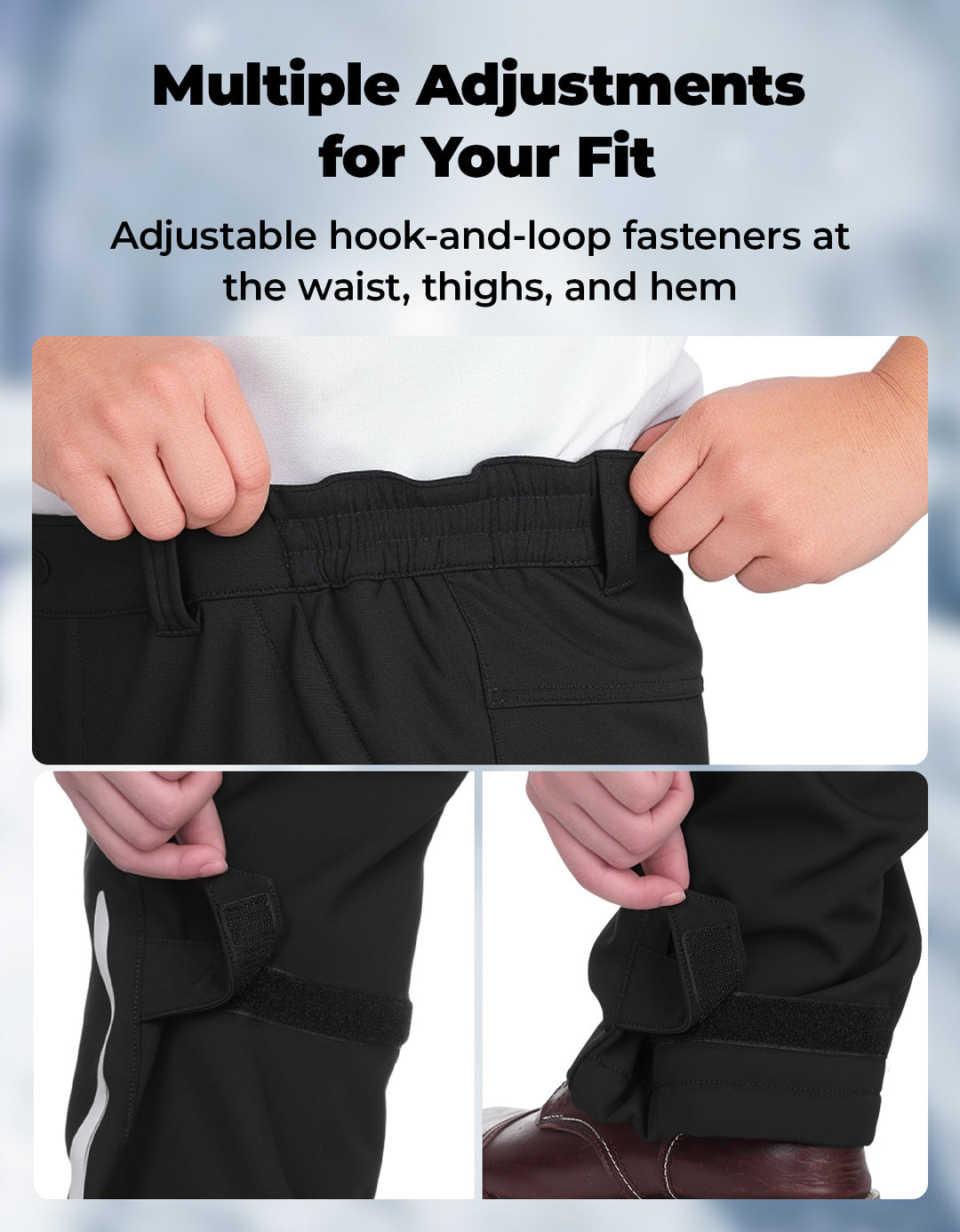 Men’s Heated Motorcycle Pants with 10000mAh Battery and Armor