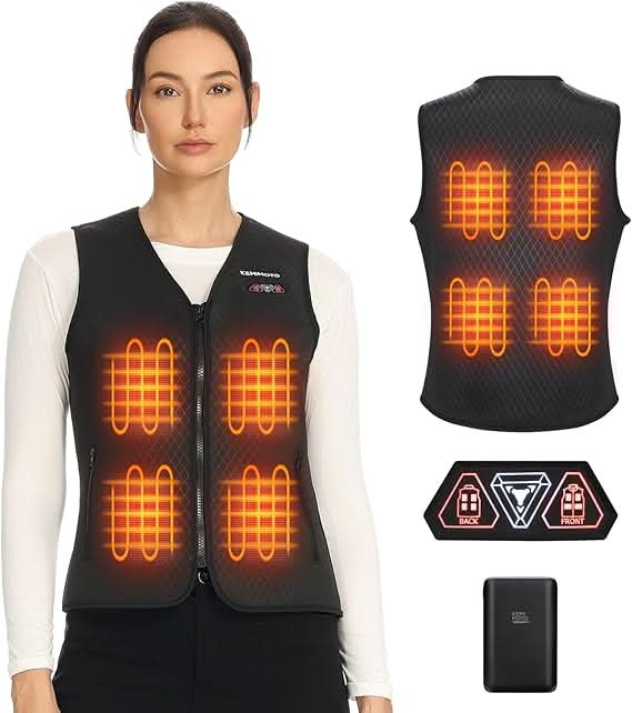 Heated Vest for Women with Battery Pack Included